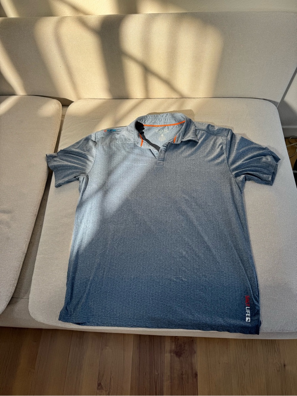 Mens Salt Life Blue Polo